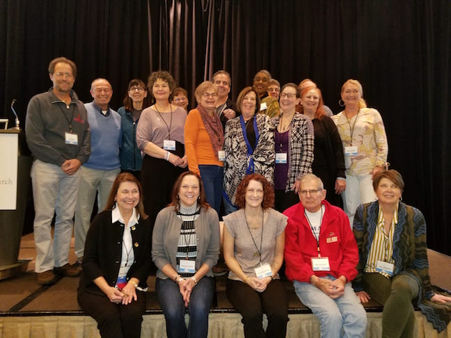 Lung Cancer Survivors at LCRF Meeting Feb 2018