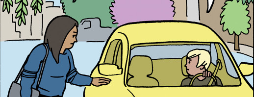 Lung Cancer Comics: Catching a Ride to Treatment image