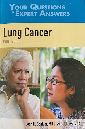 New lung cancer book cover